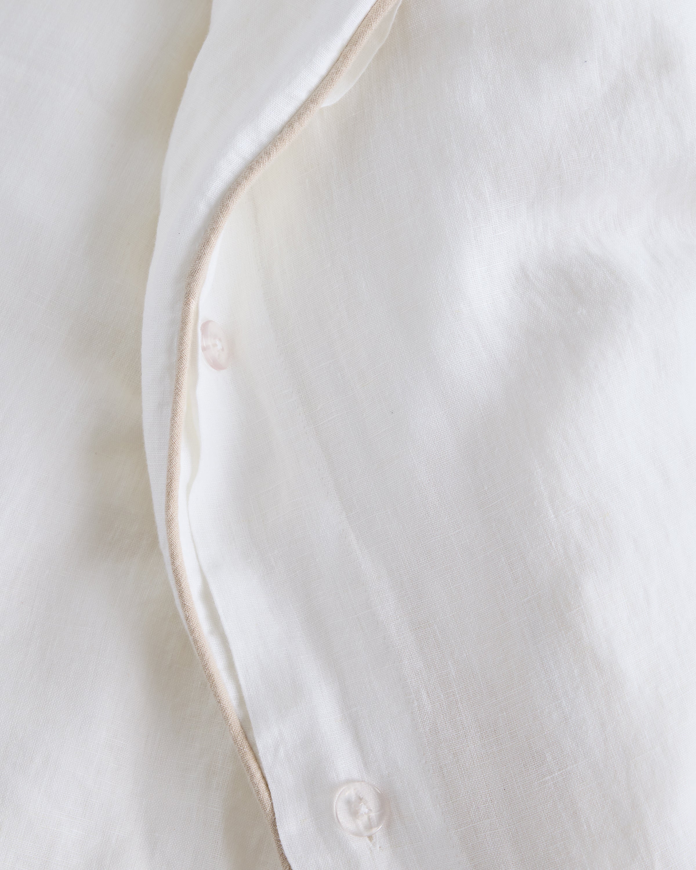 European Linen Piped Deluxe Bedding Bundle