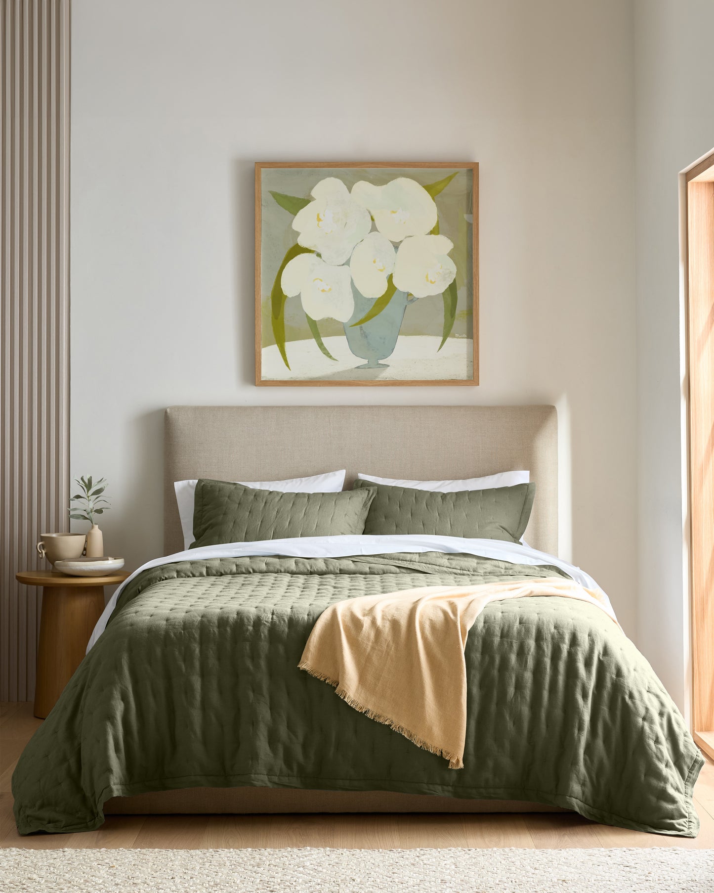 European Linen Dream Quilt Set