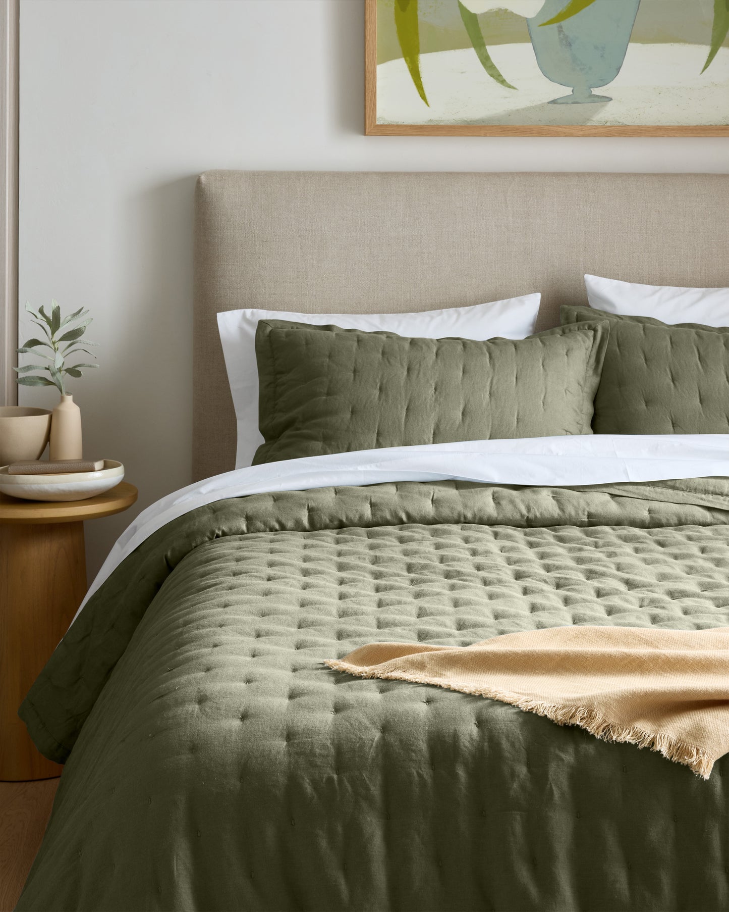 European Linen Dream Quilt Set