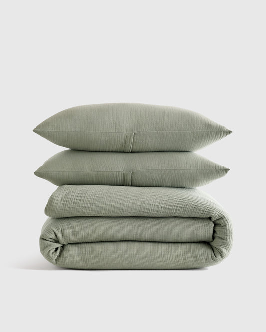 Organic Airy Gauze Duvet Cover Set