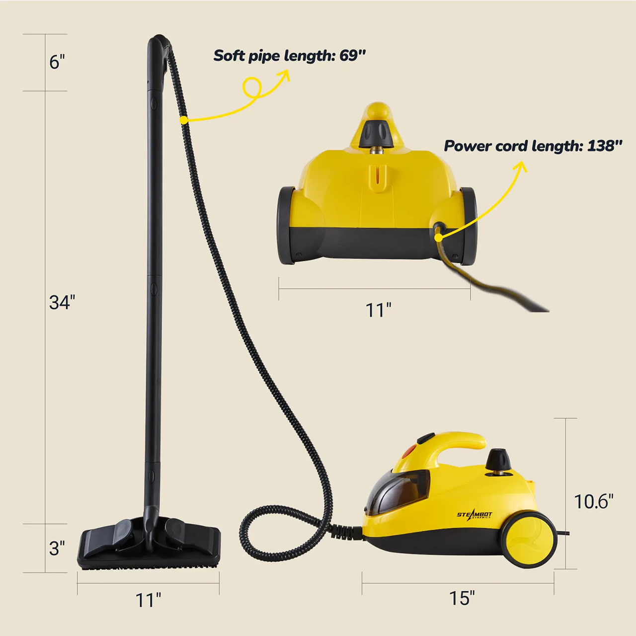 Steambot Steam Cleaner